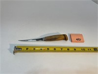Vtg Wooden Handle Filleting Knife