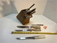 Mixed Knife Set with Block