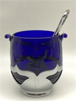 Cambridge Glass Tally Ho Cobalt Ice Bucket