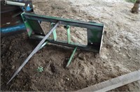 Loader mounted John Deere bale spear