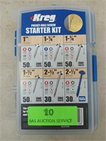 Kreg pocket-hole screw starter kit, new