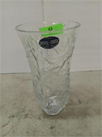 11" leaded crystal vase