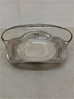 10" Sterling tray with handle