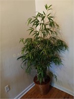 72" Artificial Bamboo Tree in Woven Basket