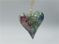 Handblown Glass Heart Ornament