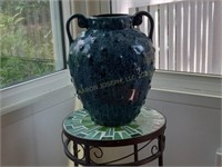 13" Unique Handled Vase