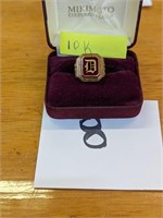 1953 Duquesne University 10k Gold Ring