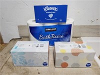 Bath Tissue and (3) Boxes of KLEENEX Tissues