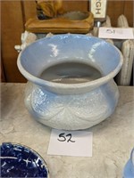 Blue & white Stoneware Spittoon