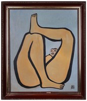SANYU (1895-1966), OIL PAINTING