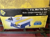7 in wet tile saw