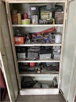 Cabinet and contents