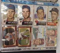 (233) Asst 1950's-70's Baseball Cards