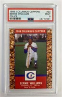 1989 Columbus Clippers #23 Bernie Williams Card