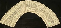 (50) Series of 2013 US $1.00 Star Notes