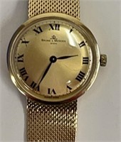 14KT Yellow Gold Baume & Mercier Wrist Watch