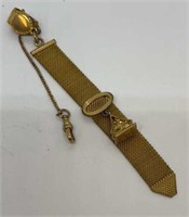 Vintage gold filled watch fob
