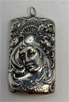 Art nouveau .999 silver pendant, 29.5 grams