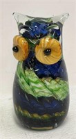 Murano Glass Owl Paperweight