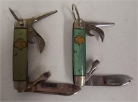 (2) Vintage Kutmaster Girl Scout Pocket Knives