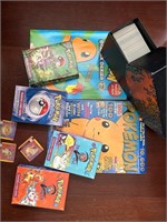 Pokémon lot of cards, magazines, game items
