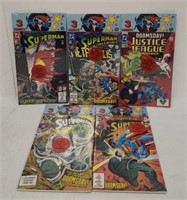 (5) 1992 Factory Sealed Comic 3 Packs