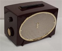 1955 Zenith Model 513 Burgundy Dynamo Radio