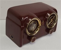 1950 Crosley Model D-25MN Bakelite Clock Radio