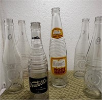 Vintage soda / pop bottle lot
