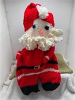 Knitted Santa decoration