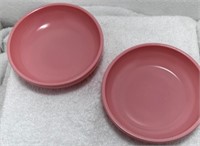 Vintage Pink Snack Bowls-set of 2