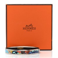 Hermes Jungle Eden Enamel Bracelet 65 Cactus