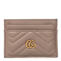 Gucci Calfskin Matelasse Rose GG Marmont  Wallet
