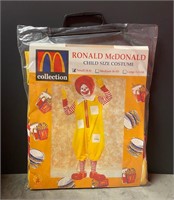 Child Size Small Ronald McD Costume