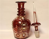 Bohemian Glass Lid Decanter for Middle-East Market