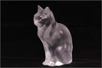 Lalique Glass Cat