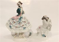 Two  Meissen Figurines