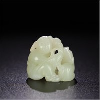 Chinese Jade Carved Boy