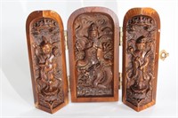 Chinese Huangyang Wood Carved Buddha