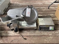 Berkel Meat Slicer 12in Blade & Tec Scale