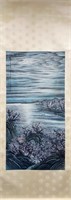 Chinese Ink Color Landscape Scroll Painting