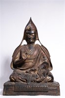 Qing Chinese Gilt Bronze Buddha
