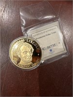 American Mint US Dollar Trials coin Abe Lincoln