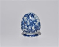 Chinese Blue and White Porcelain Wall Vase