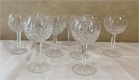 (9) Nice Signed Waterford Crystal Glasses