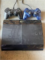 Playstation 3 with two controllers
