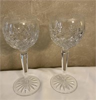 Pr Waterford Crystal Stemware Glasses