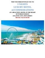 Atlantic City, NJ 4 Days/3 Nights Vacation Package