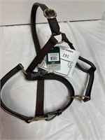 Leather Stable halter w/adjustable nose