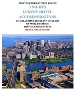 Boston, MA 4 Days / 3 Nights Vacation Package